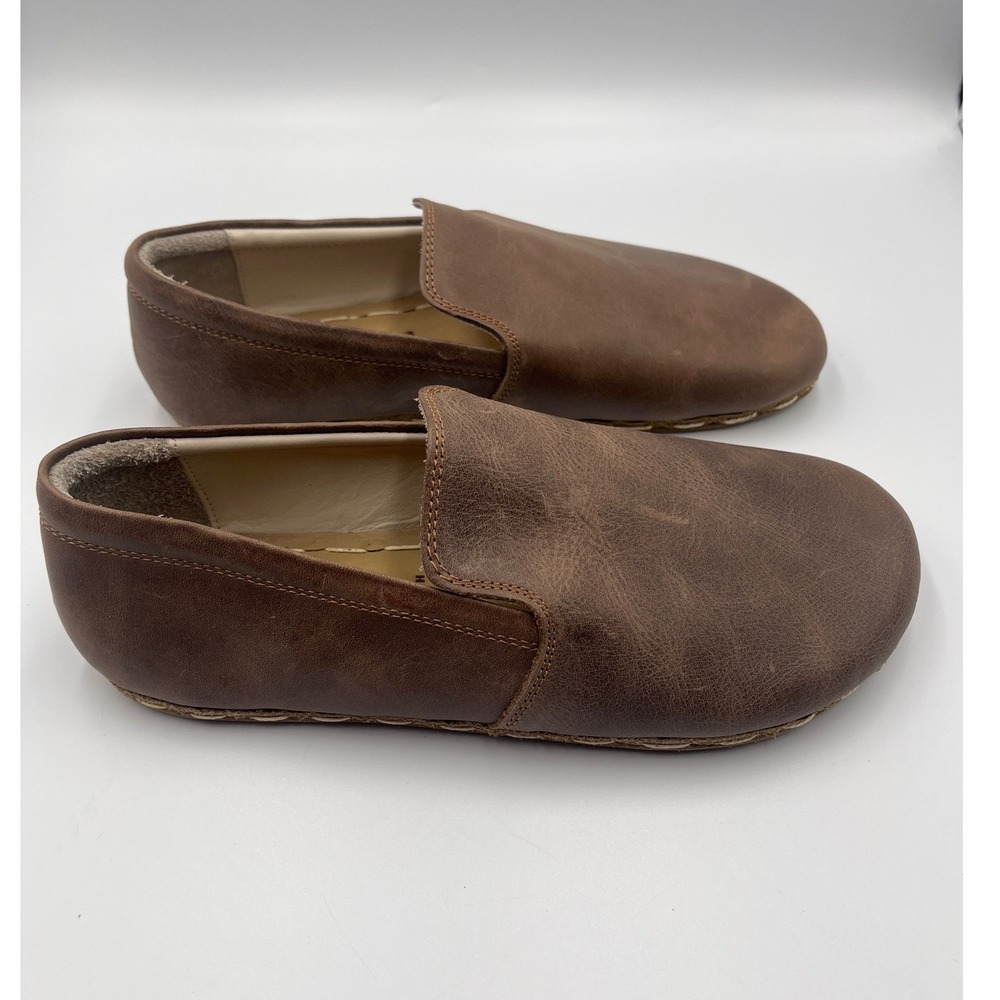 Earthing Harmony Grounding Barefoot Slip On Shoes Women 10 EU 41 Brown Leather